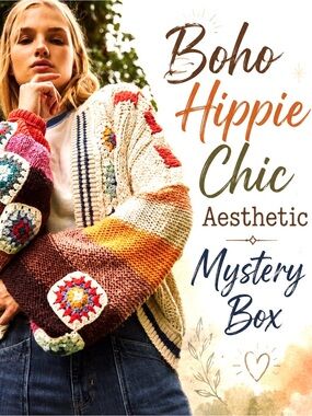 Boho Hippie Chic Aesthetic Mystery Box